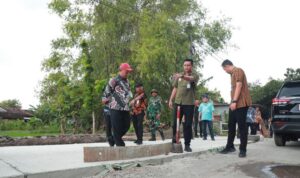 Bupati Klaten Hamenang Wajar Ismoyo dan Wakil Bupati Klaten Benny Indra Ardhianto