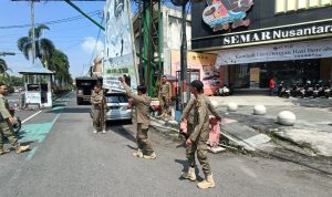 lensaklaten.com Satpol pp klatene kembali gelar operasi penertiban